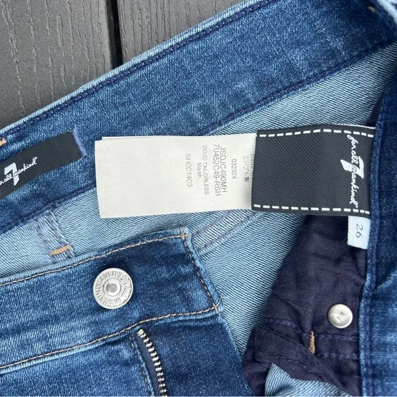 7 For All Mankind Dojo Tailorless Flare Jeans - Picture 4 of 4